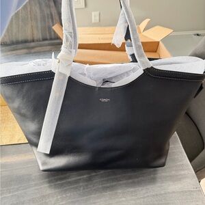 Coach Black Gramercy Leather Tote